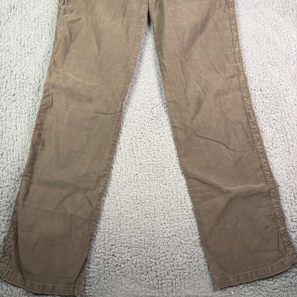 Kenzo Homme Pants Mens 34x34 Brown Linen Blend Relaxed Straight Chino - Picture 6 of 16